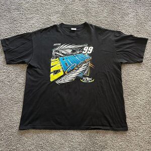 VTG Chase NASCAR Carl Edwards #99 Aflac Racing T Shirt Black Mens Size 3XL